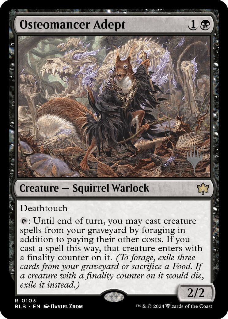 Image for Osteomancer Adept (103) (PPBLB) - Magic: The Gathering