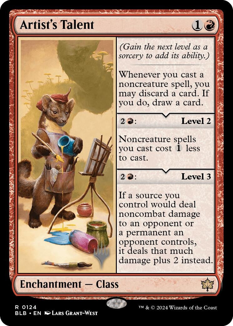 Image for Artist's Talent (124) (PPBLB) - Magic: The Gathering
