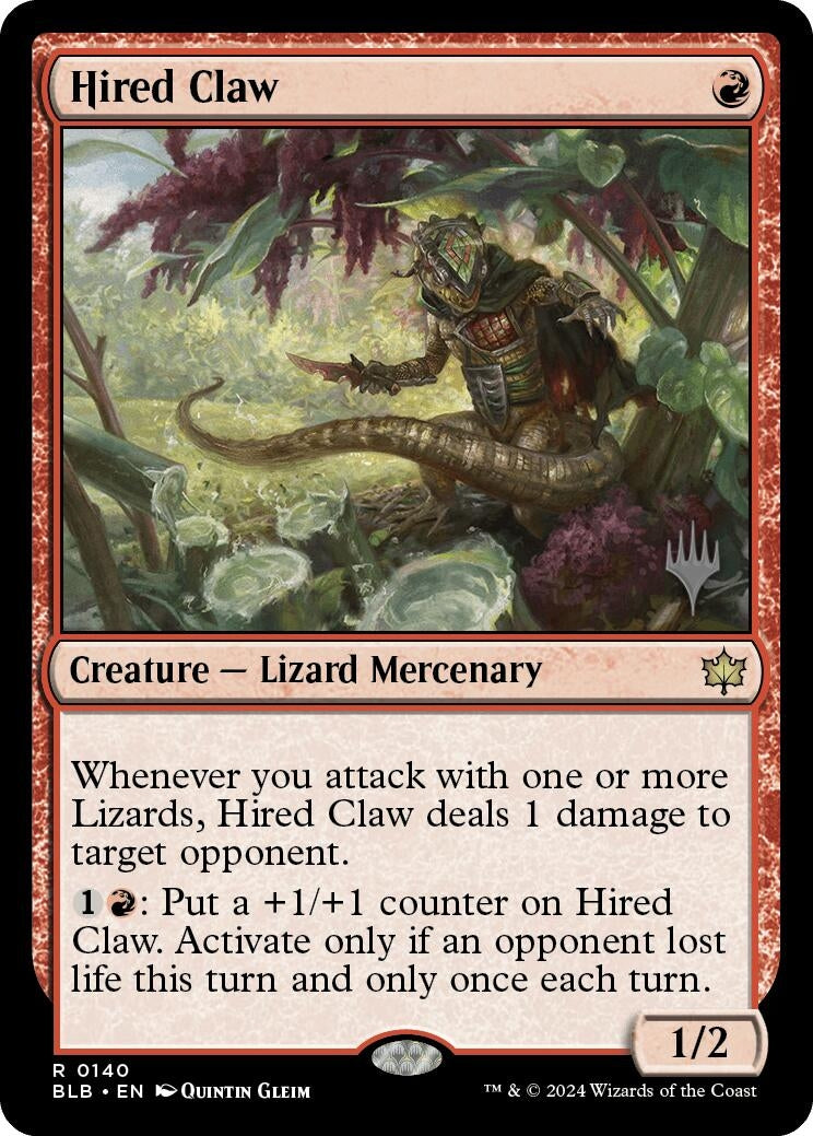 Image for Hired Claw (140) (PPBLB) - Magic: The Gathering