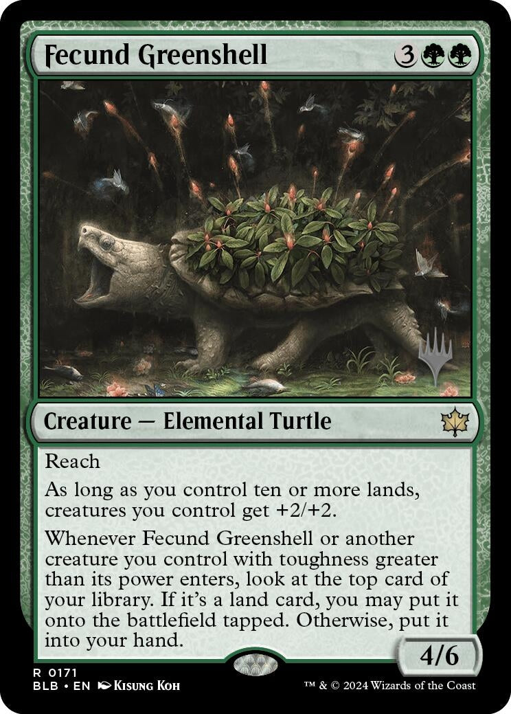 Image for Fecund Greenshell (171) (PPBLB) - Magic: The Gathering