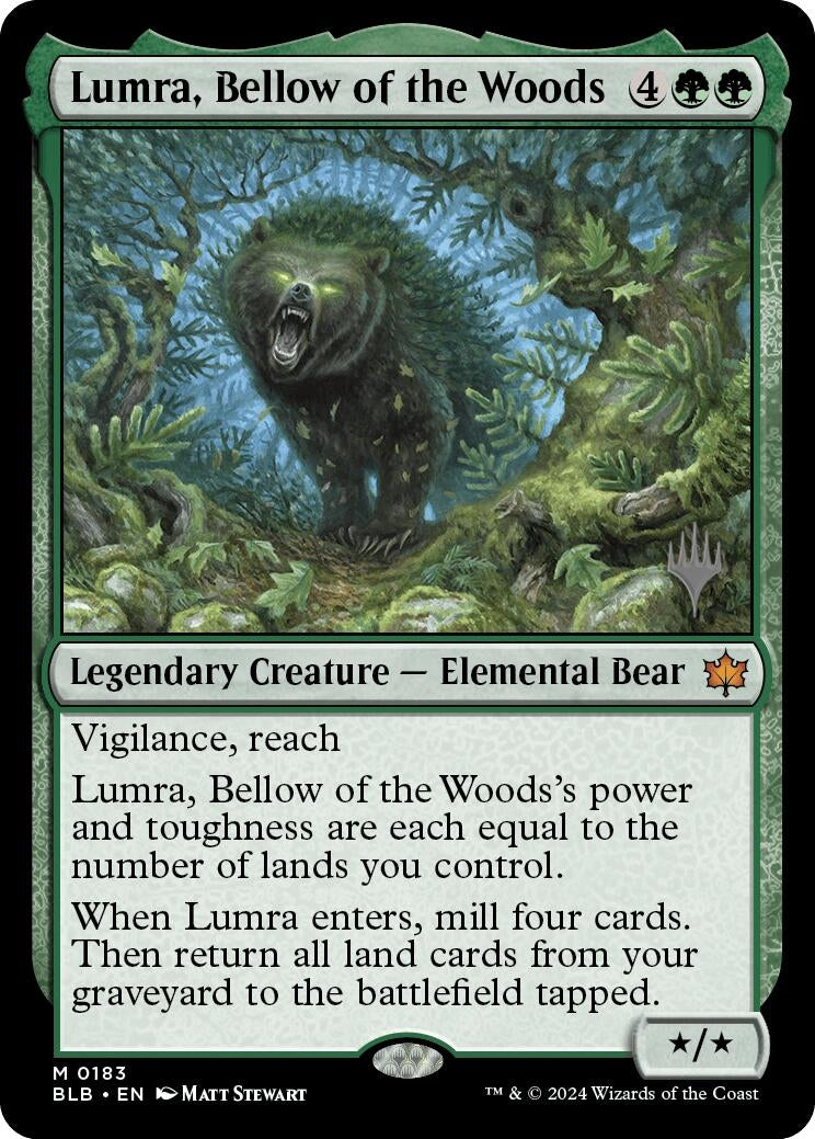 Image for Lumra, Bellow of the Woods (183) (PPBLB) - Magic: The Gathering