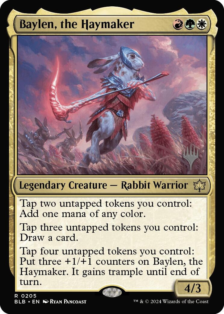 Image for Baylen, the Haymaker (205) (PPBLB) - Magic: The Gathering