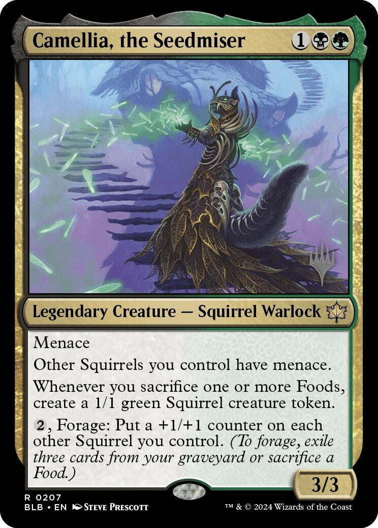 Image for Camellia, the Seedmiser (207) (PPBLB) - Magic: The Gathering