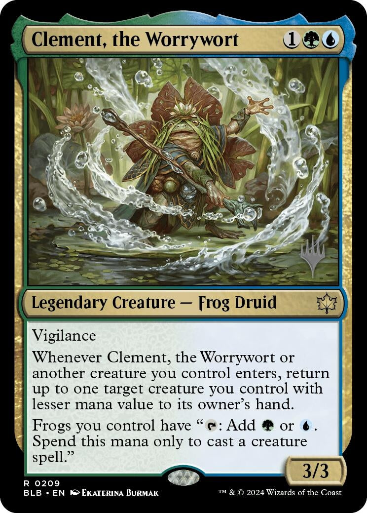 Image for Clement, the Worrywort (209) (PPBLB) - Magic: The Gathering