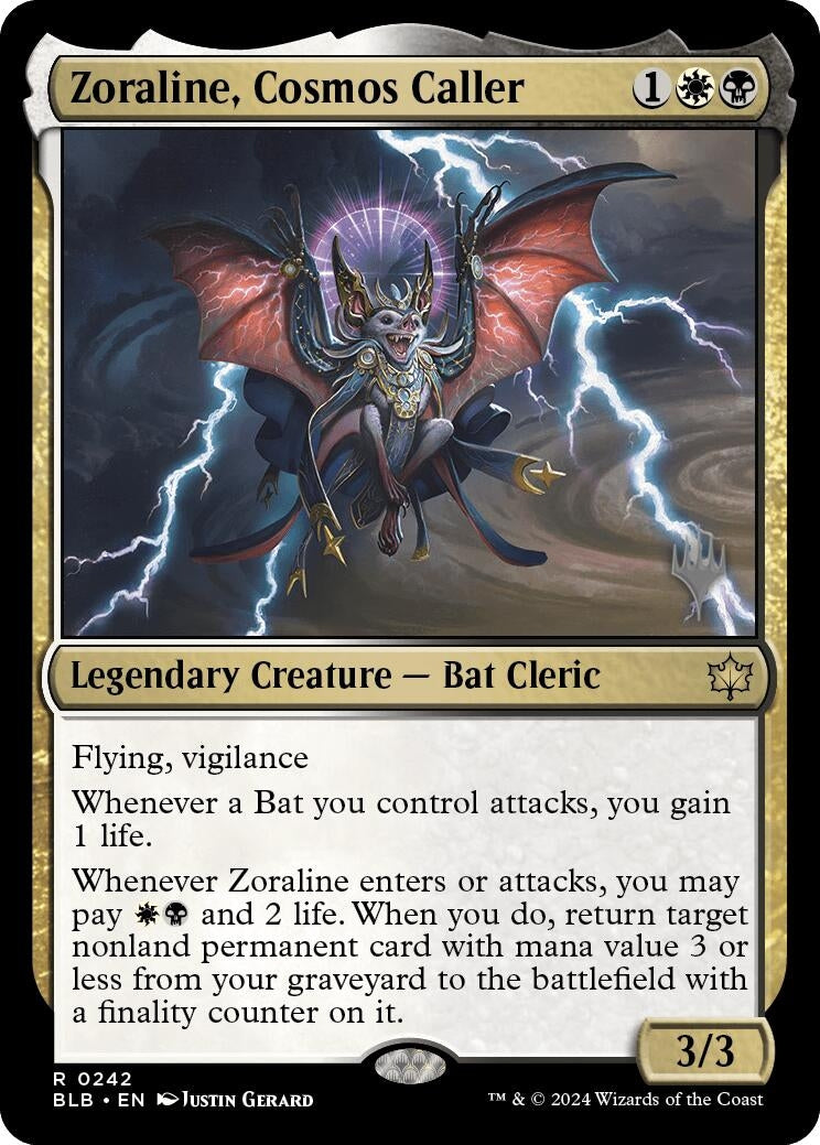 Image for Zoraline, Cosmos Caller (242) (PPBLB) - Magic: The Gathering