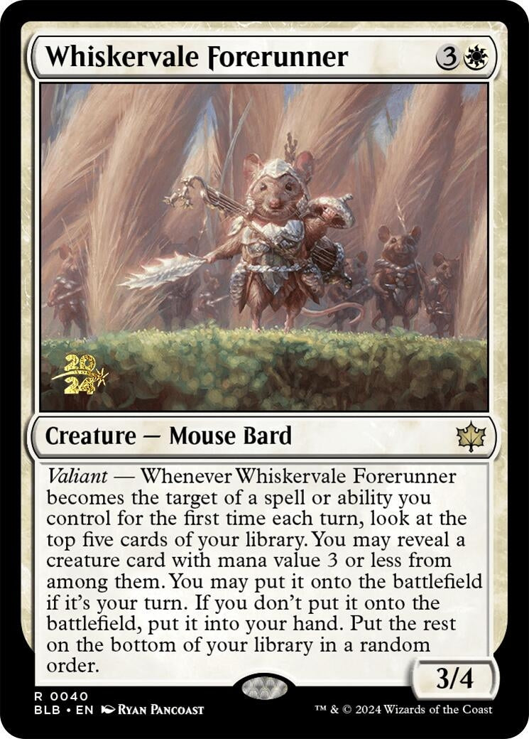 Image for Whiskervale Forerunner (40) (PRE) - Magic: The Gathering
