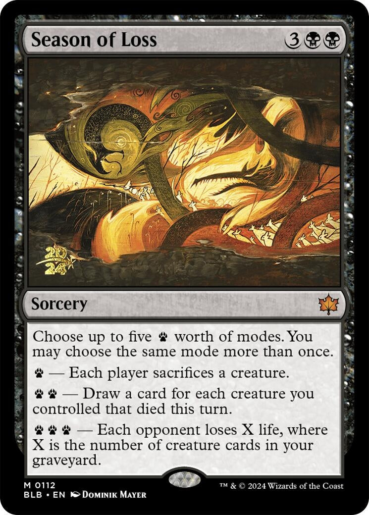 Image for Season of Loss (112) (PRE) - Magic: The Gathering