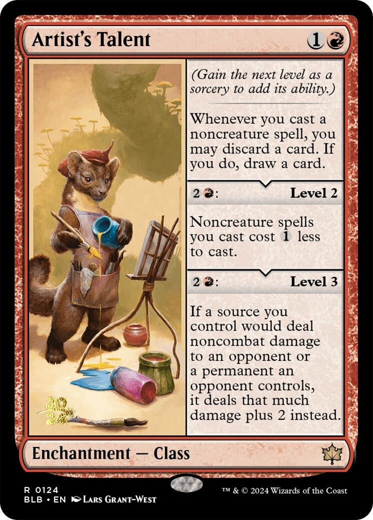 Image for Artist's Talent (124) (PRE) - Magic: The Gathering