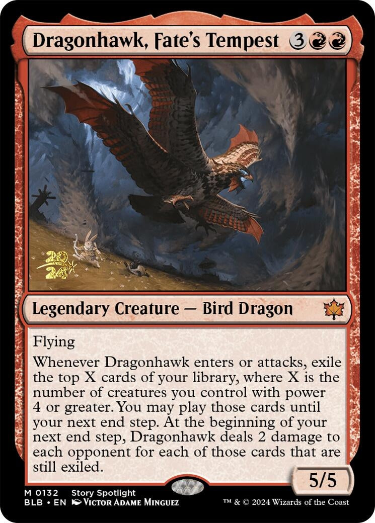 Image for Dragonhawk, Fate's Tempest (132) (PRE) - Magic: The Gathering