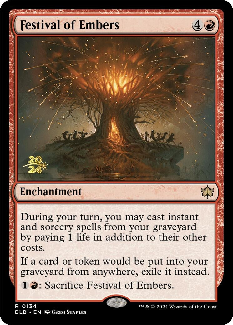 Image for Festival of Embers (134) (PRE) - Magic: The Gathering