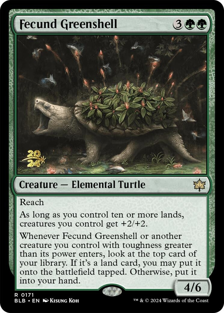 Image for Fecund Greenshell (171) (PRE) - Magic: The Gathering