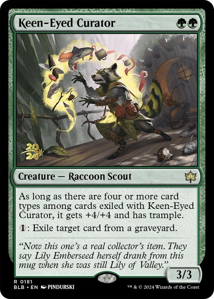 Image for Keen-Eyed Curator (181) (PRE) - Magic: The Gathering