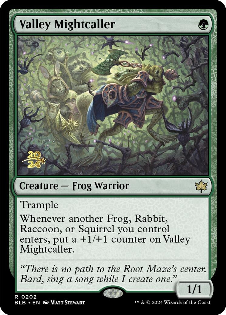 Image for Valley Mightcaller (202) (PRE) - Magic: The Gathering