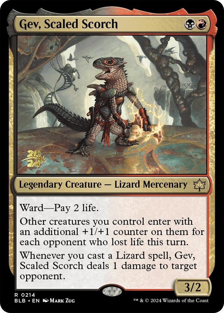 Image for Gev, Scaled Scorch (214) (PRE) - Magic: The Gathering