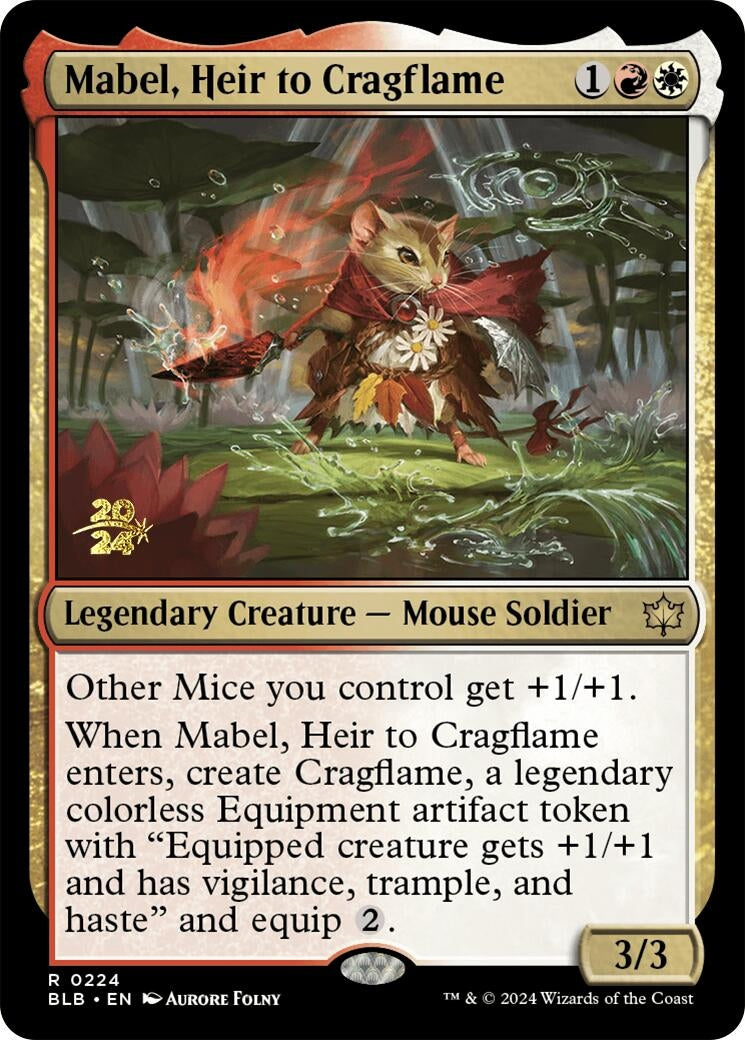 Image for Mabel, Heir to Cragflame (224) (PRE) - Magic: The Gathering