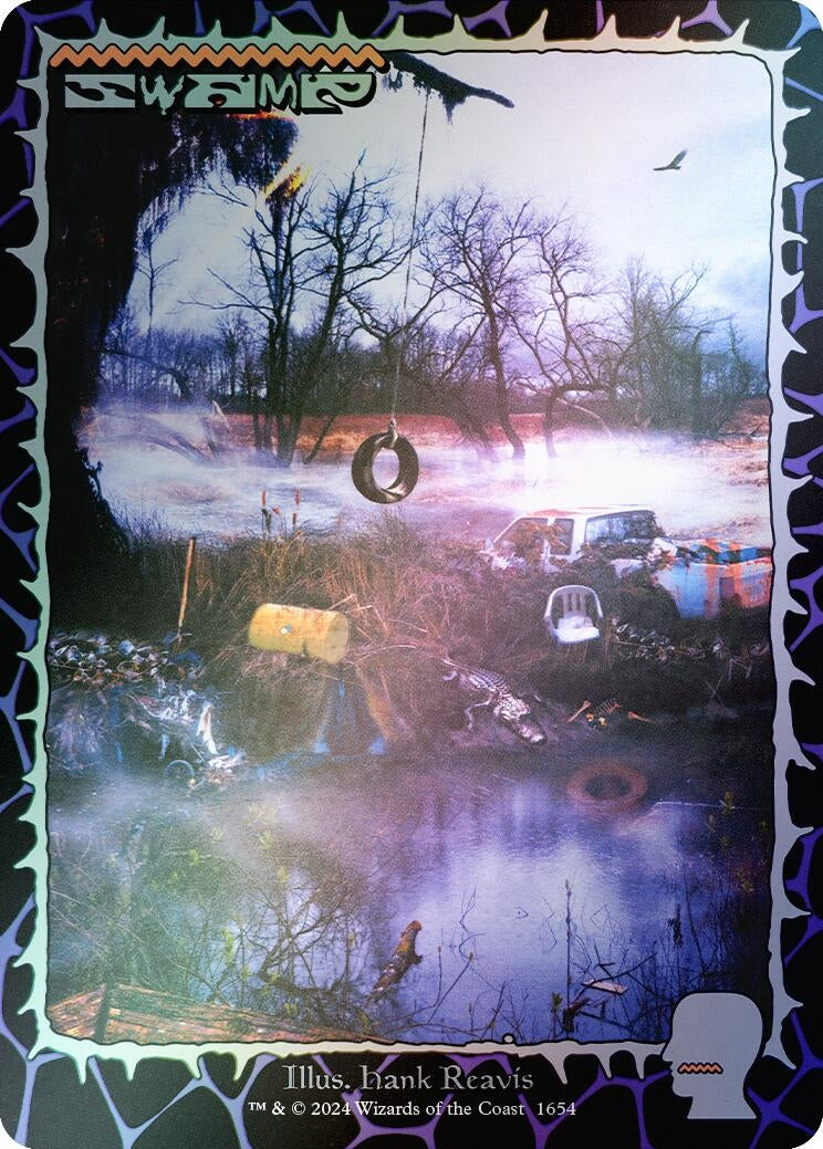 Image for Swamp (1654) (Rainbow Foil) (1654) (SLD) - Magic: The Gathering
