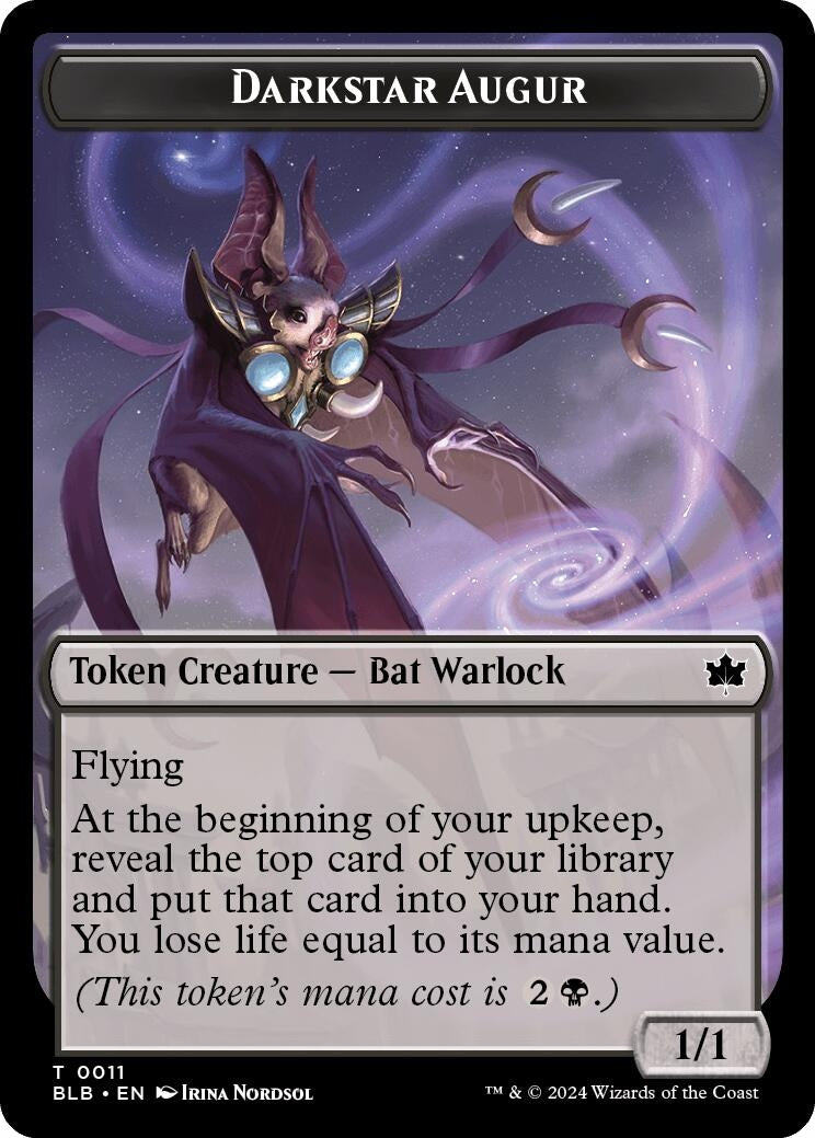 Image for Darkstar Augur Token (11) (BLB) - Magic: The Gathering