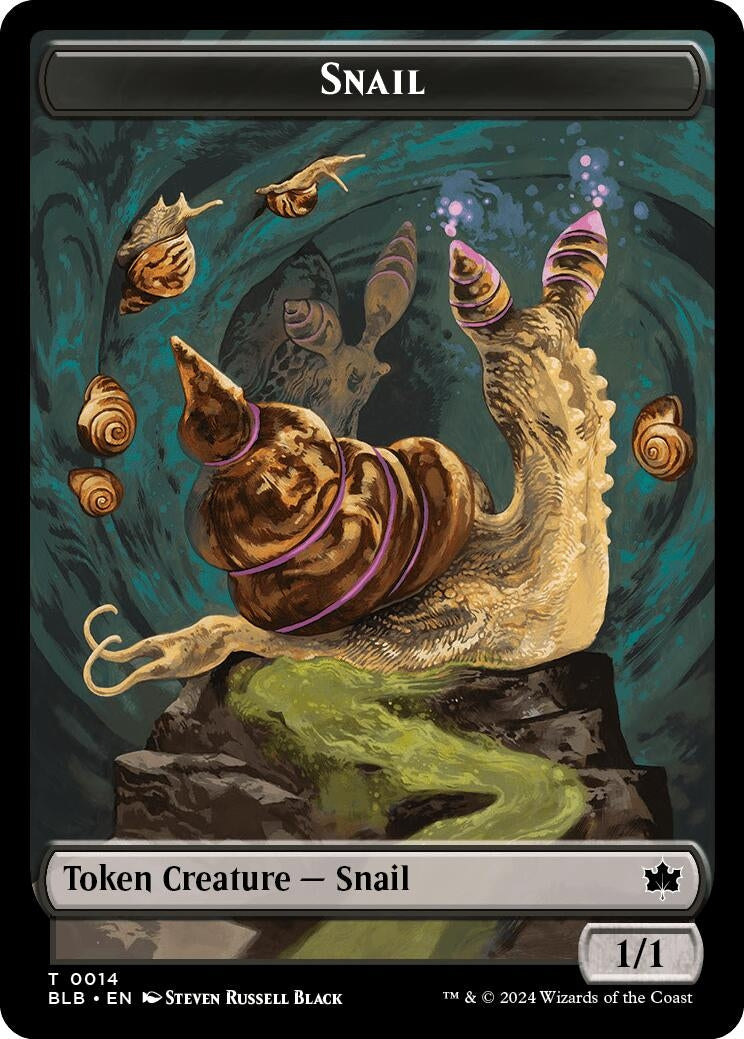 Image for Snail Token (14) (BLB) - Magic: The Gathering