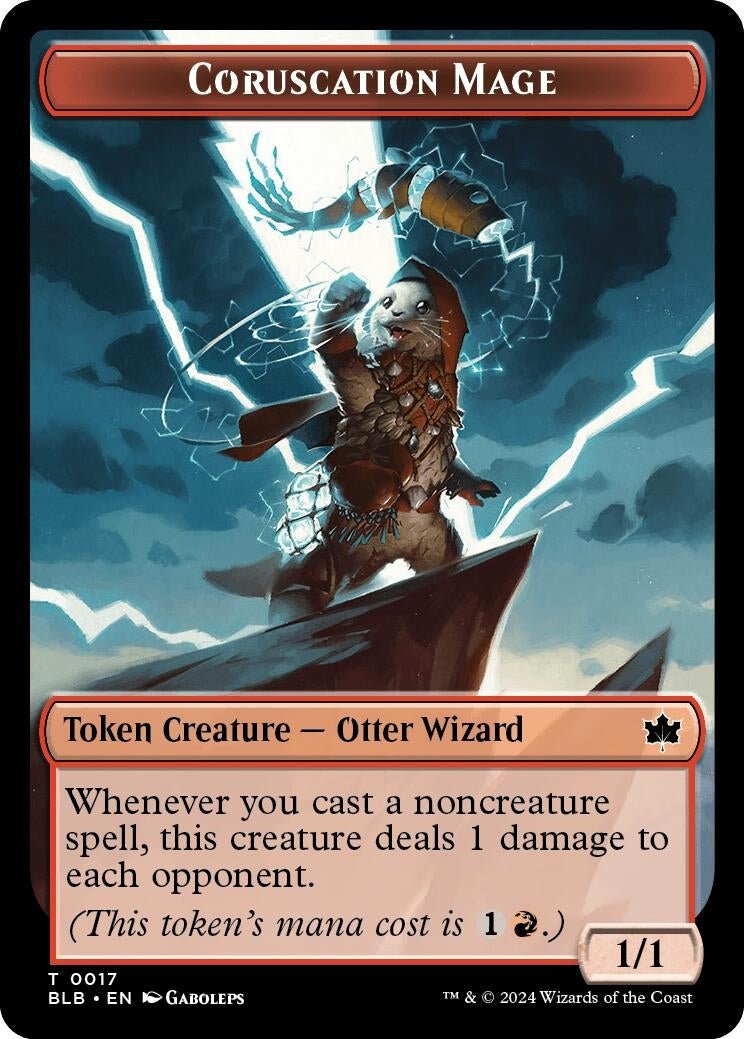 Image for Coruscation Mage Token (17) (BLB) - Magic: The Gathering