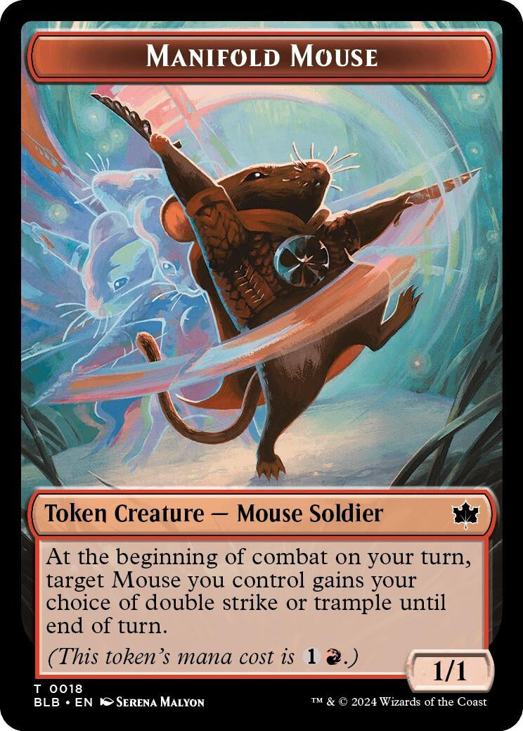 Image for Manifold Mouse Token (18) (BLB) - Magic: The Gathering