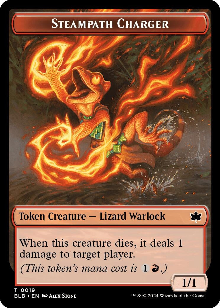 Image for Steampath Charger Token (19) (BLB) - Magic: The Gathering