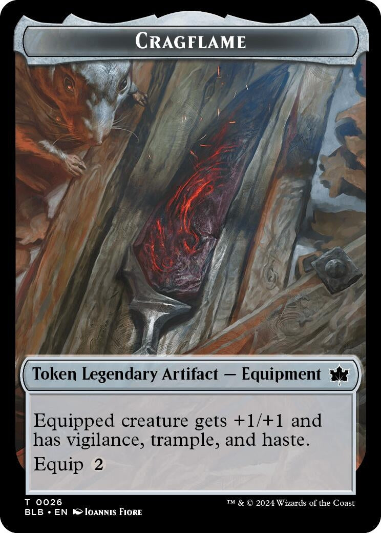 Image for Cragflame Token (26) (BLB) - Magic: The Gathering