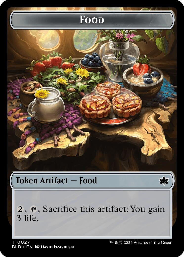 Image for Food // Bushy Bodyguard Double-Sided Token (27 // 20) (BLB) - Magic: The Gathering