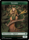 Image for Squirrel // Darkstar Augur Double-Sided Token (23 // 11) (BLB) - Magic: The Gathering