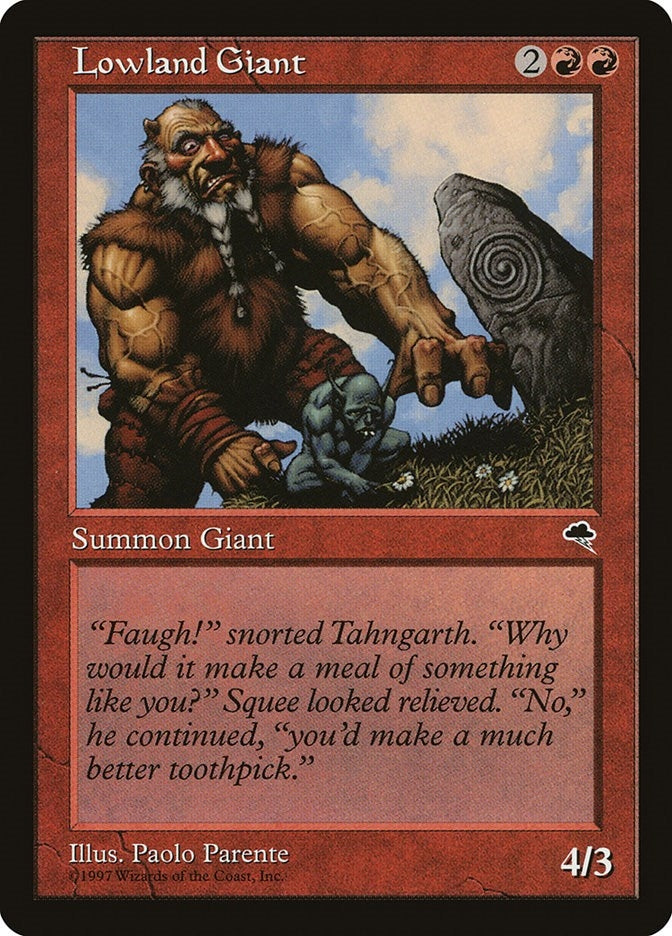 Image for Lowland Giant (187) (TMP) - Magic: The Gathering