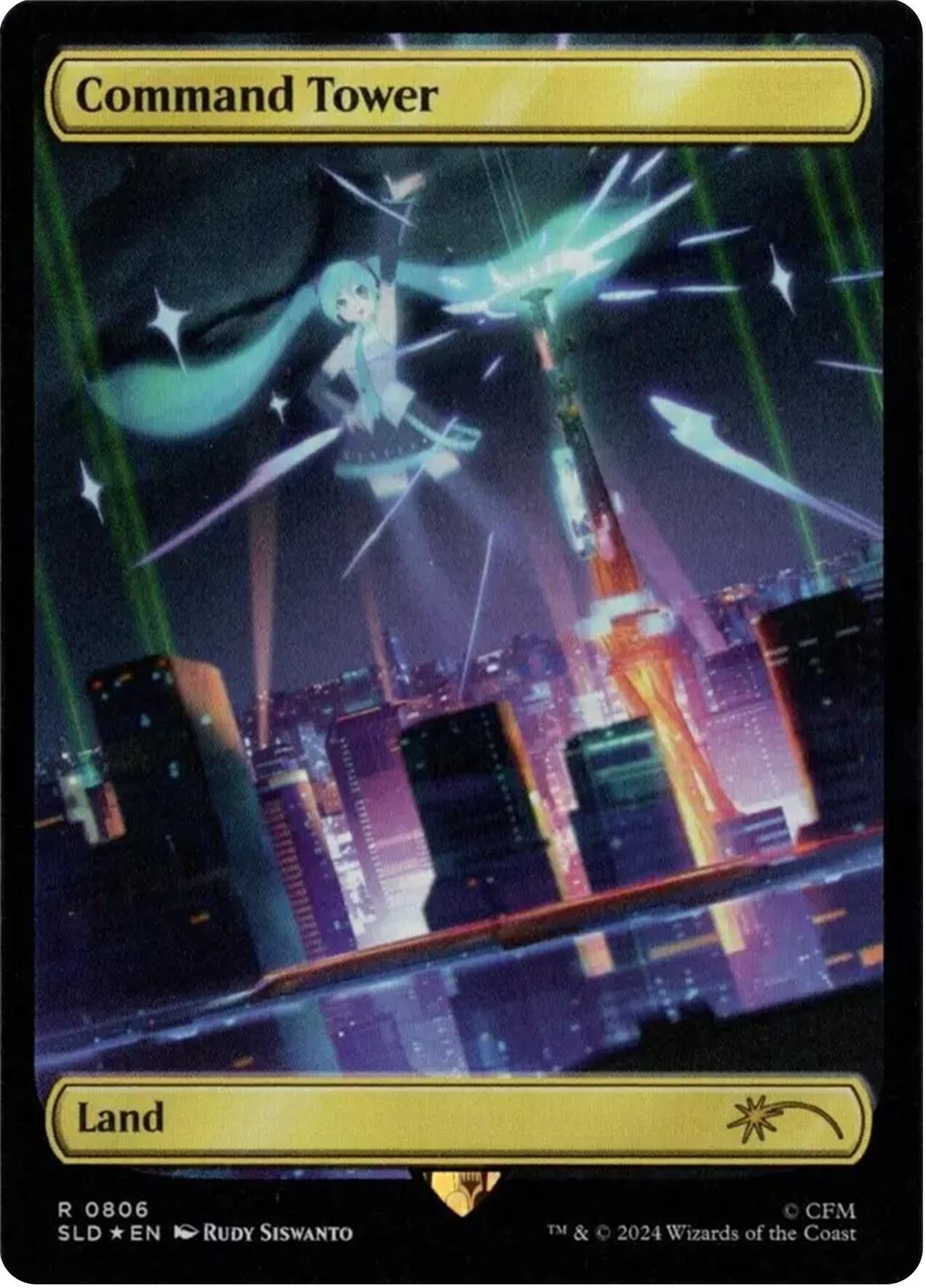 Image for Command Tower (0806) (Rainbow Foil) (806) (SLD) - Magic: The Gathering