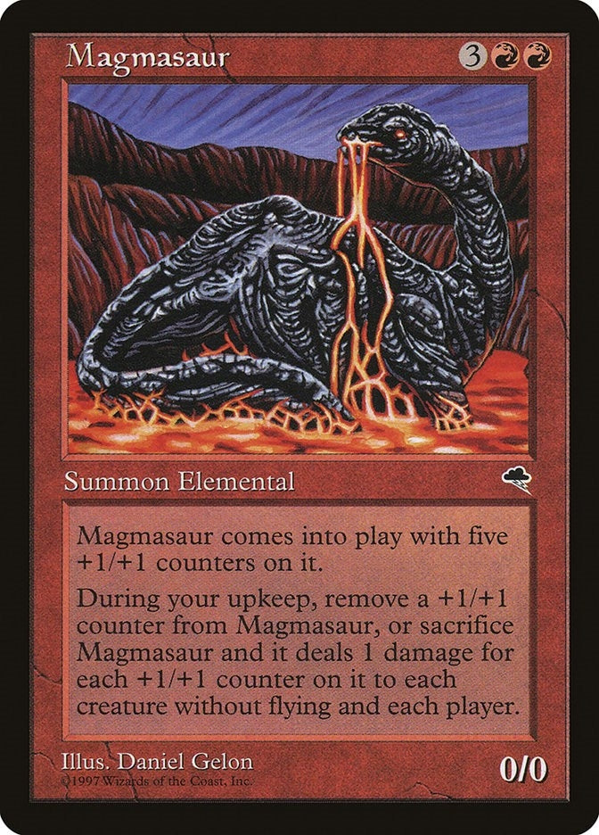 Image for Magmasaur (188) (TMP) - Magic: The Gathering
