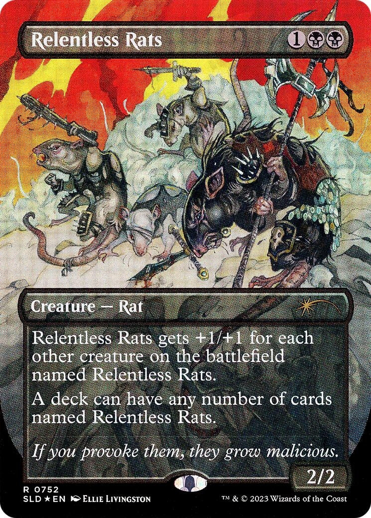 Image for Relentless Rats (752) (752) (SLD) - Magic: The Gathering