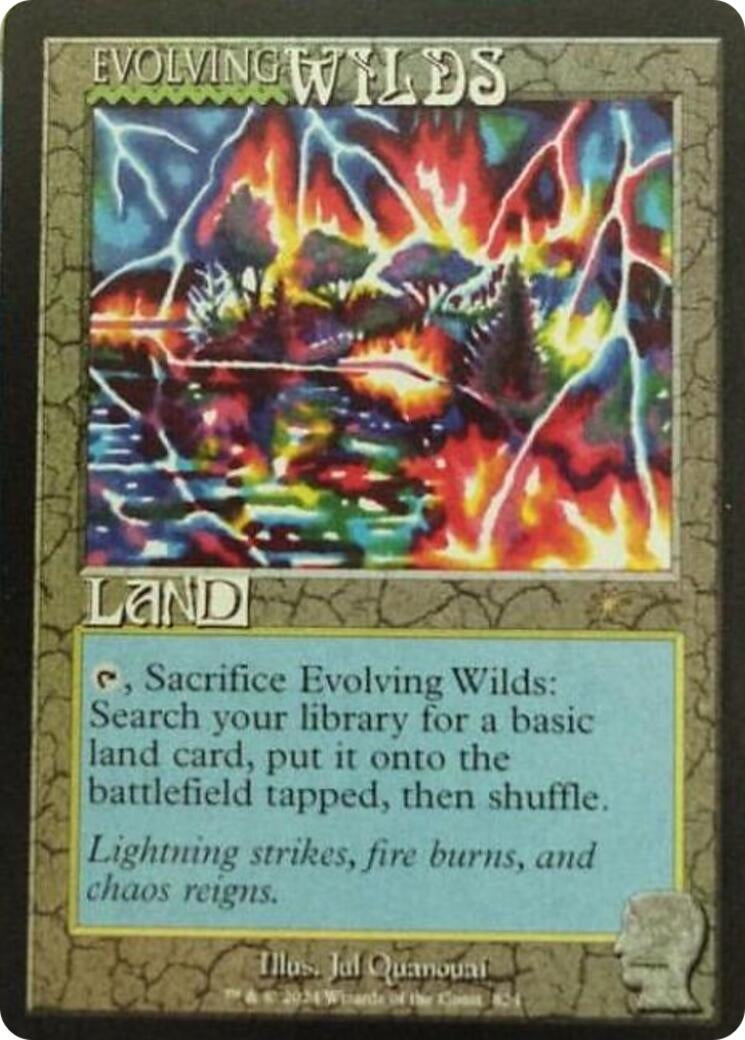 Image for Evolving Wilds (Rainbow Foil) (824) (SLD) - Magic: The Gathering