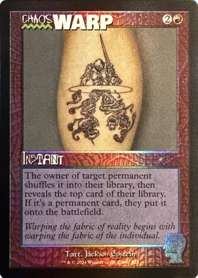 Image for Chaos Warp (Rainbow Foil) (823) (SLD) - Magic: The Gathering