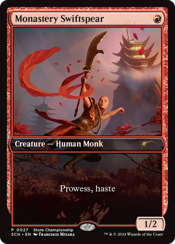 Image for Monastery Swiftspear (27) (GAME) - Magic: The Gathering