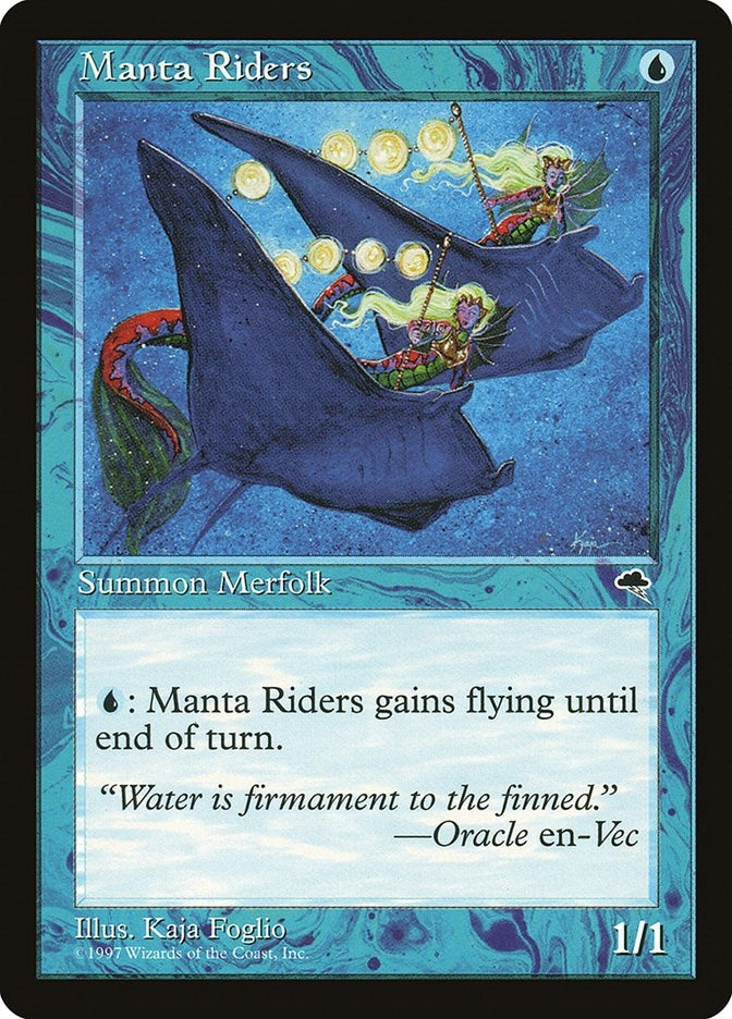 Image for Manta Riders (74) (TMP) - Magic: The Gathering