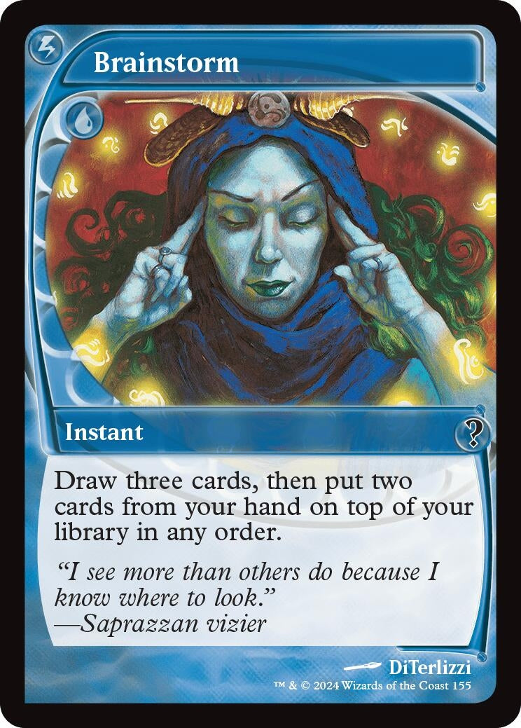 Image for Brainstorm (Future Sight) (155) (MB2) - Magic: The Gathering