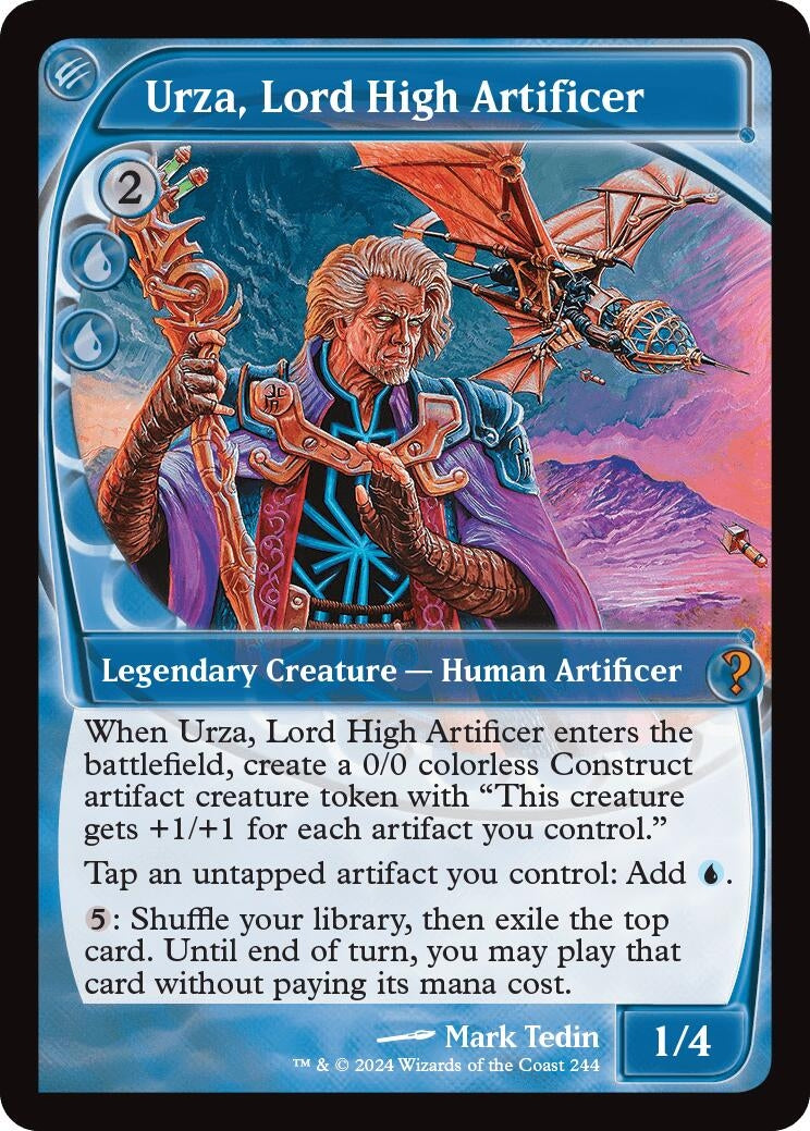 Image for Urza, Lord High Artificer (Future Sight) (244) (MB2) - Magic: The Gathering