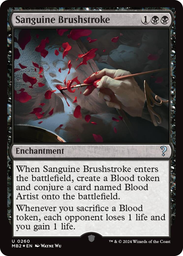 Image for Sanguine Brushstroke (260) (MB2) - Magic: The Gathering