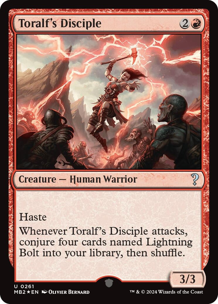 Image for Toralf's Disciple (261) (MB2) - Magic: The Gathering