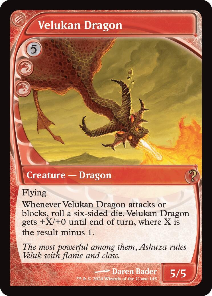 Image for Velukan Dragon (Future Sight) (145) (MB2) - Magic: The Gathering