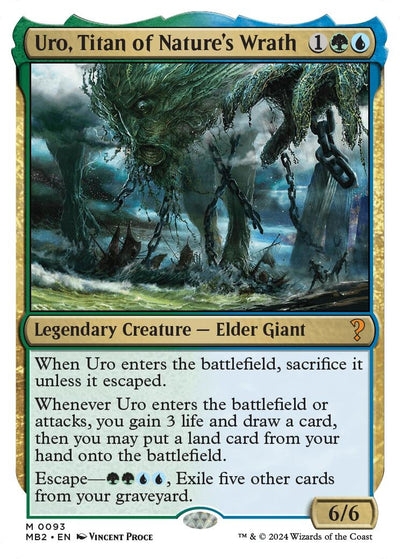 Uro, Titan of Nature's Wrath (White Border) (93) (MB2)