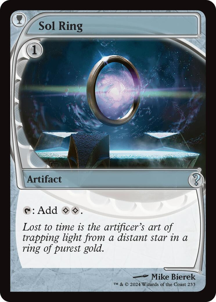 Image for Sol Ring (Future Sight) (233) (MB2) - Magic: The Gathering