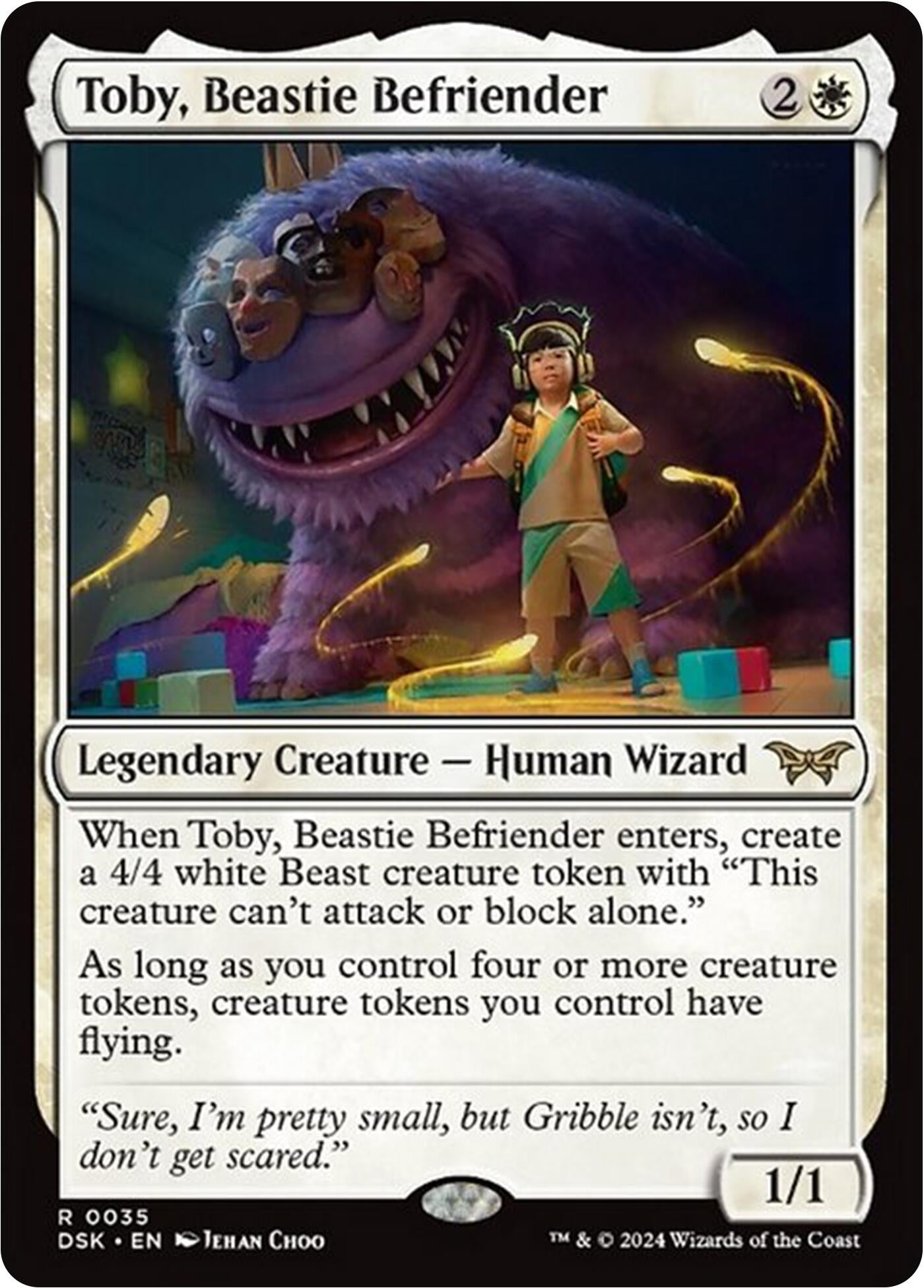 Image for Toby, Beastie Befriender (35) (DSK) - Magic: The Gathering