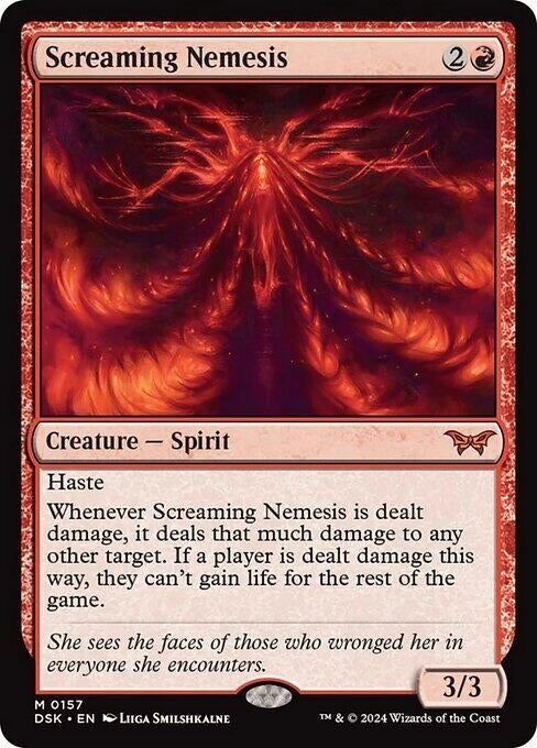 Image for Screaming Nemesis (157) (DSK) - Magic: The Gathering