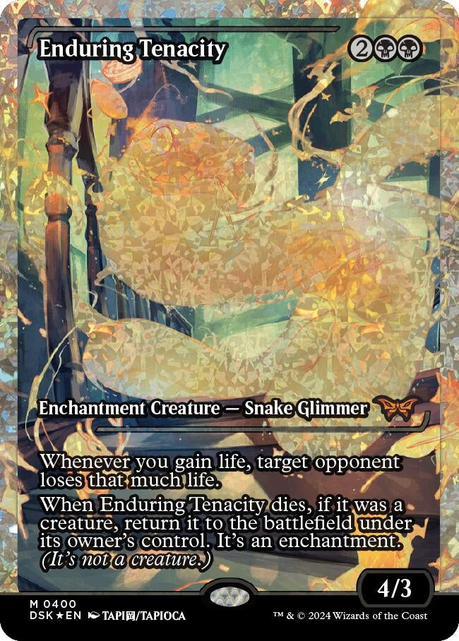 Image for Enduring Tenacity (Showcase) (Fracture Foil) (400) (DSK) - Magic: The Gathering