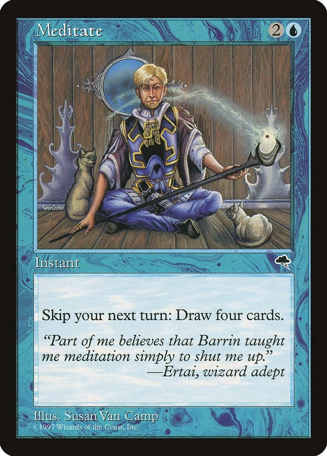 Image for Meditate (76) (TMP) - Magic: The Gathering