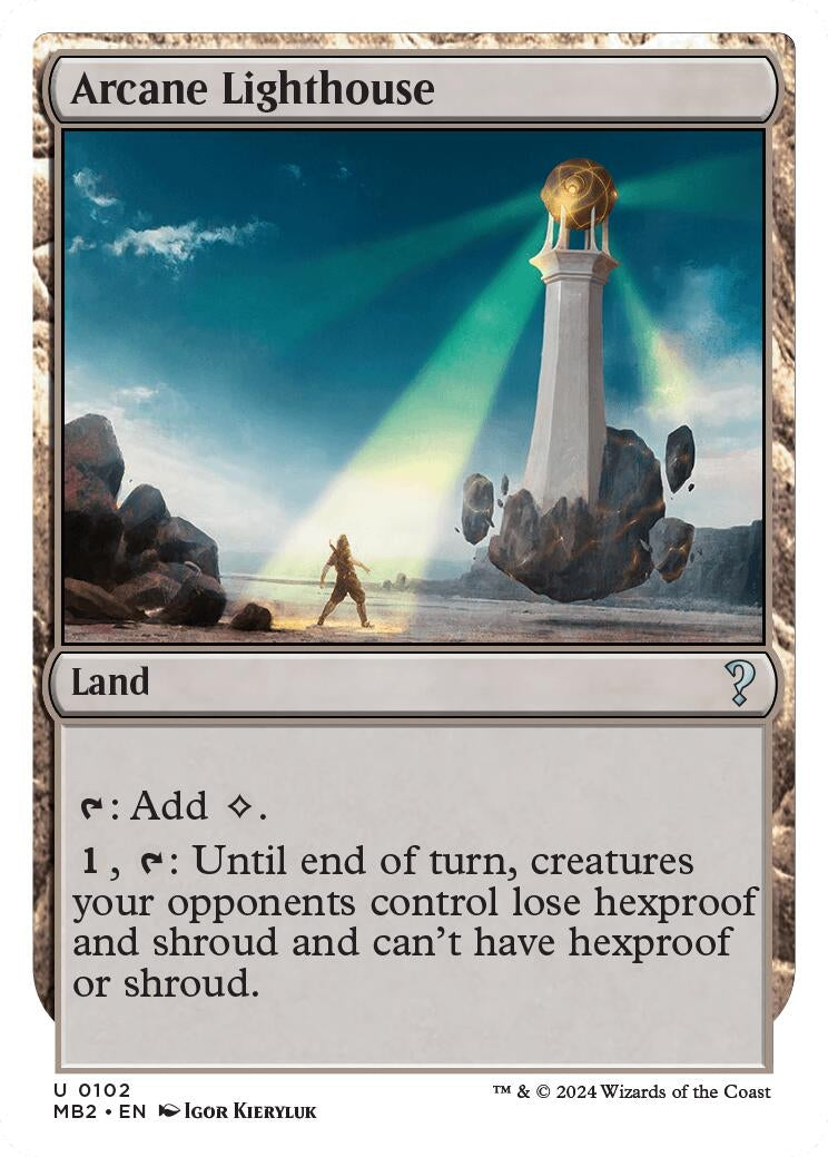 Image for Arcane Lighthouse (White Border) (102) (MB2) - Magic: The Gathering