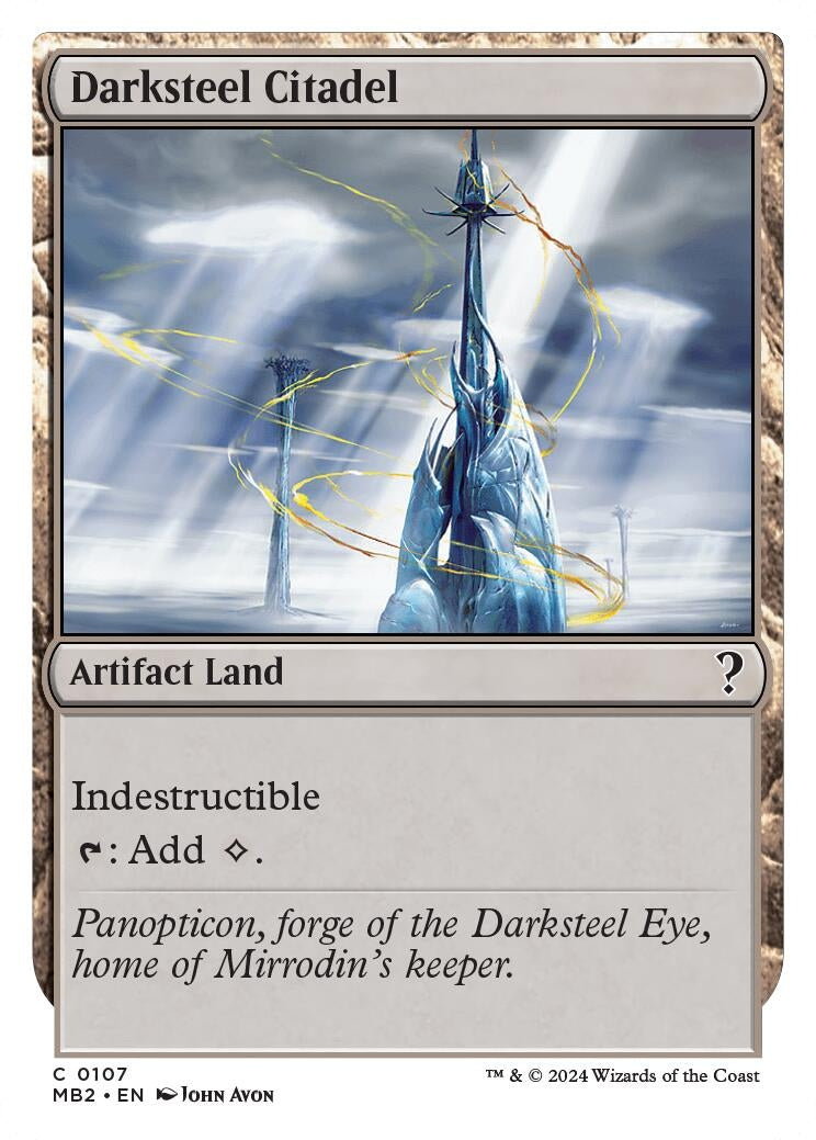 Image for Darksteel Citadel (White Border) (107) (MB2) - Magic: The Gathering