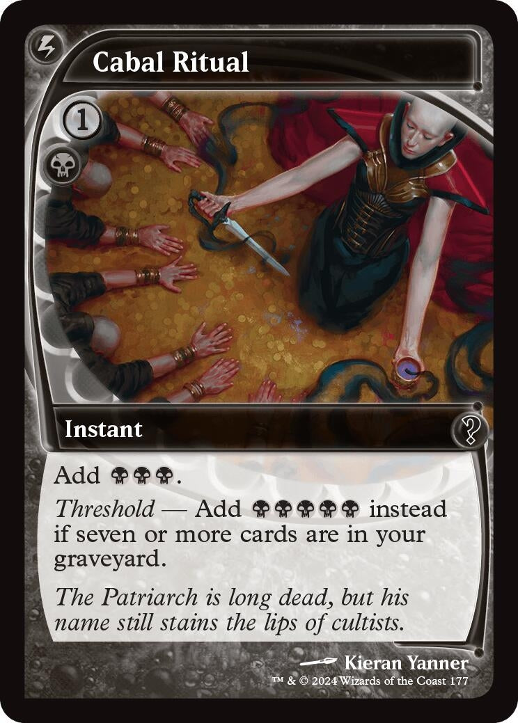 Image for Cabal Ritual (Future Sight) (177) (MB2) - Magic: The Gathering